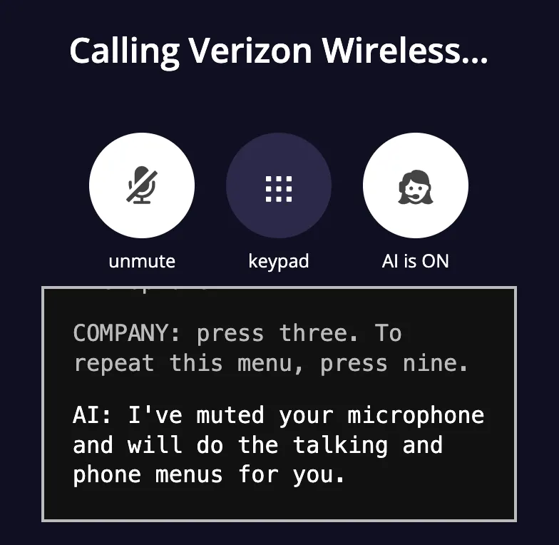 We will talk to customer service or wait on hold for you for free if you like
